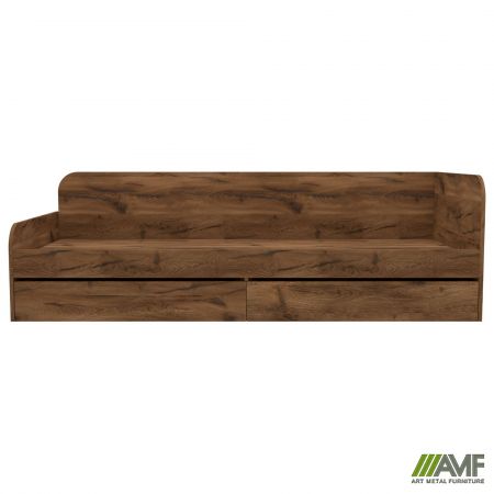 Фото 2 - Кровать односпальная City два ящика под матрас 1900х800 Дуб Ливорно 