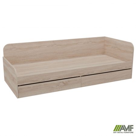 Фото 1 - Ліжко односпальне City дві шухляди під матрац 1900х800 Дуб Сонома 