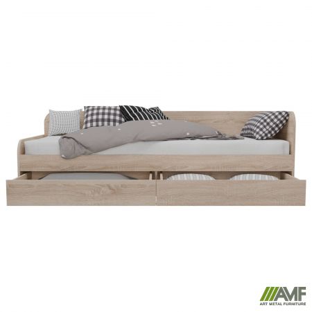 Фото 11 - Ліжко односпальне City дві шухляди під матрац 1900х800 Дуб Сонома 