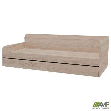 Фото 3 - Ліжко односпальне City дві шухляди під матрац 1900х800 Дуб Сонома 