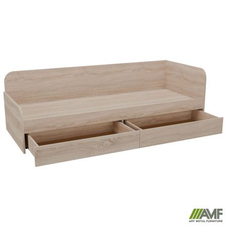 Фото 4 - Ліжко односпальне City дві шухляди під матрац 1900х800 Дуб Сонома 