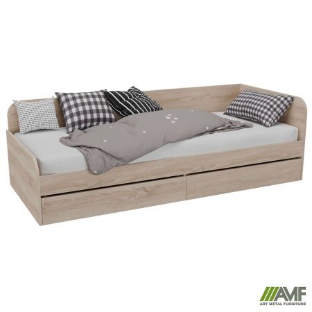 Фото 7 - Ліжко односпальне City дві шухляди під матрац 1900х800 Дуб Сонома 