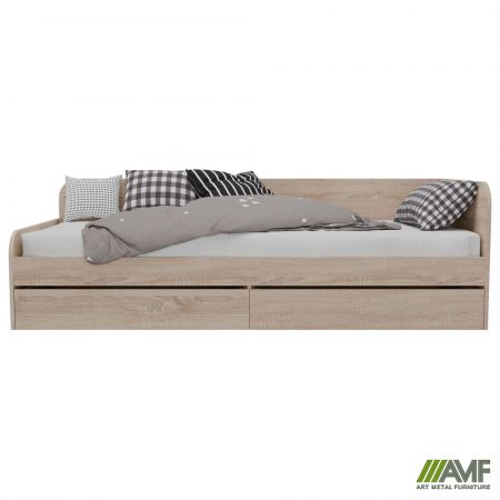 Фото 8 - Ліжко односпальне City дві шухляди під матрац 1900х800 Дуб Сонома 