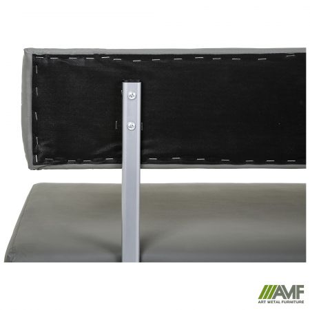 Фото 10 - Диван Smile 1200, Шкірозамінник сірий 