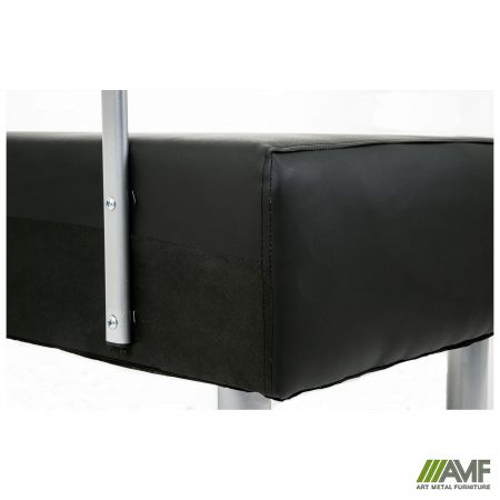 Фото 6 - Диван Smile 1200, Шкірозамінник чорний 