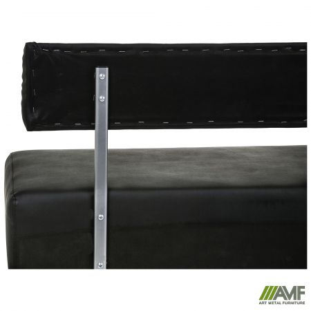 Фото 7 - Диван Smile 1200, Шкірозамінник чорний 