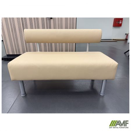 Фото 1 - Диван Smile 1200 Кожзам бежевый 