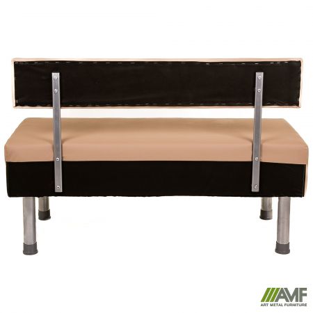 Фото 5 - Диван Smile 1200, Шкірозамінник бежевий 