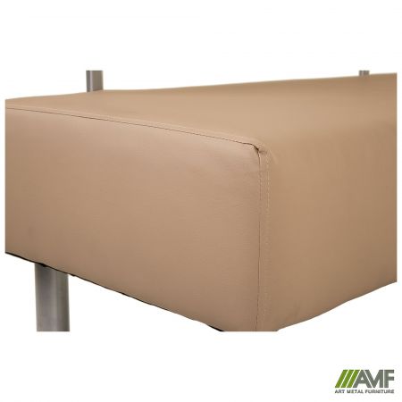 Фото 6 - Диван Smile 1200, Шкірозамінник бежевий 