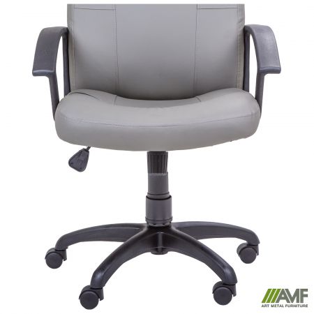 Фото 12 - Кресло Ровер Tilt Кожзам серый 