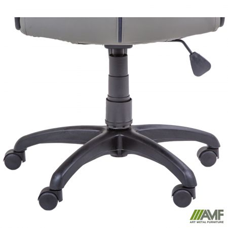 Фото 13 - Кресло Ровер Tilt Кожзам серый 