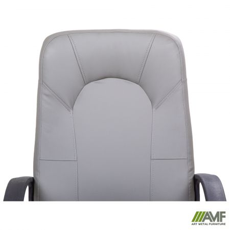 Фото 6 - Кресло Ровер Tilt Кожзам серый 
