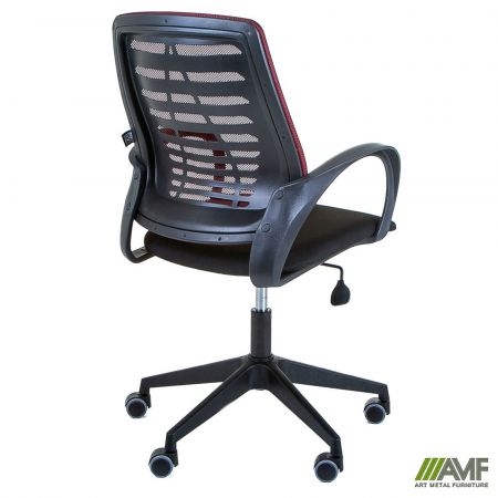 Фото 5 - Кресло Dex сиденье А-1/спинка Сетка бордовая 