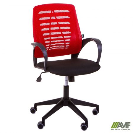 Фото 2 - Крісло Dex сидіння А-1/спинка Сітка червона 