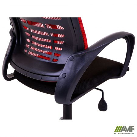 Фото 12 - Крісло Dex сидіння А-1/спинка Сітка червона 