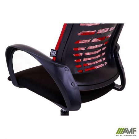 Фото 13 - Крісло Dex сидіння А-1/спинка Сітка червона 