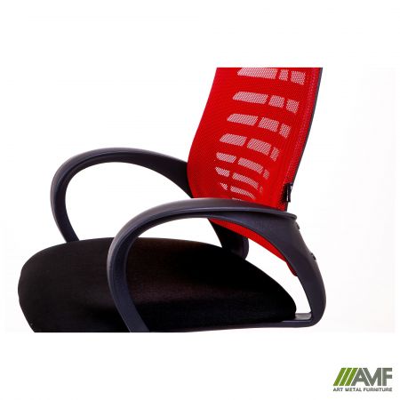 Фото 9 - Крісло Dex сидіння А-1/спинка Сітка червона 