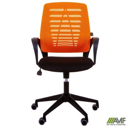 Фото 3 - Кресло Dex сиденье А-1/спинка Сетка оранжевая 
