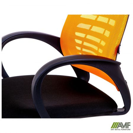 Фото 8 - Кресло Dex сиденье А-1/спинка Сетка оранжевая 