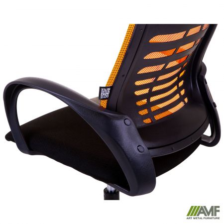 Фото 10 - Кресло Dex сиденье А-1/спинка Сетка оранжевая 