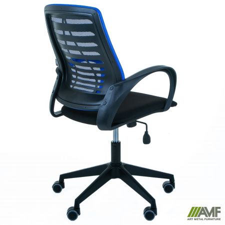 Фото 5 - Кресло Dex сиденье А-1/спинка Сетка синяя 