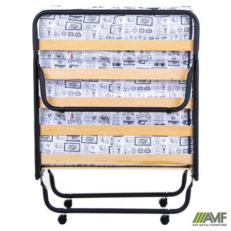 Фото 2 - Раскладушка Классик черная с матрасом 1900*800 Газетка Н-38 (Тейлор) 