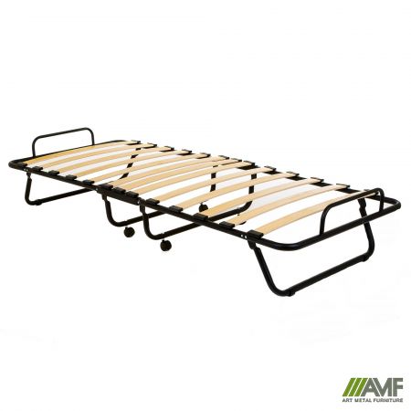 Фото 5 - Раскладушка Классик черная с матрасом 1900*800 Газетка Н-38 (Тейлор) 