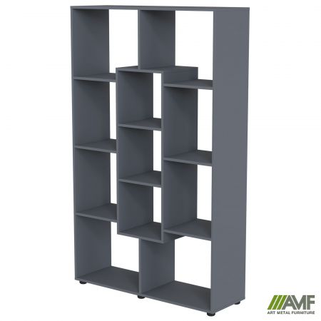 Фото 3 - Шафа книжкова City-601 (1100х350х1800Н) Антрацит 
