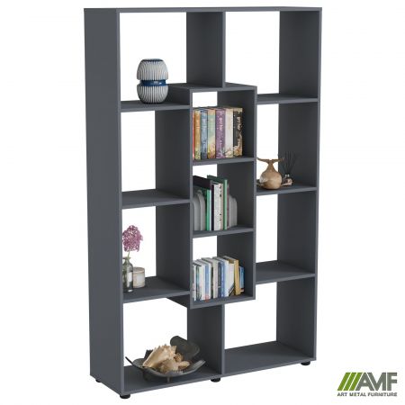 Фото 4 - Шафа книжкова City-601 (1100х350х1800Н) Антрацит 
