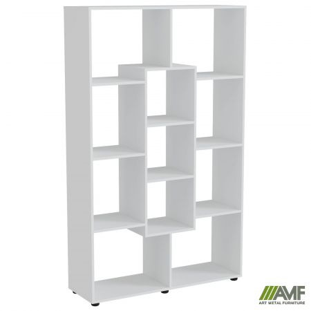 Шкаф книжный City-601 (1100х350х1800Н) Белый 