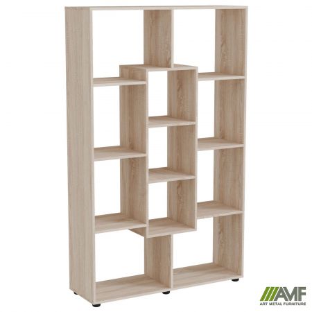 Шкаф книжный City-601 (1100х350х1800Н) Дуб Сонома 
