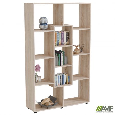 Фото 4 - Шкаф книжный City-601 (1100х350х1800Н) Дуб Сонома 
