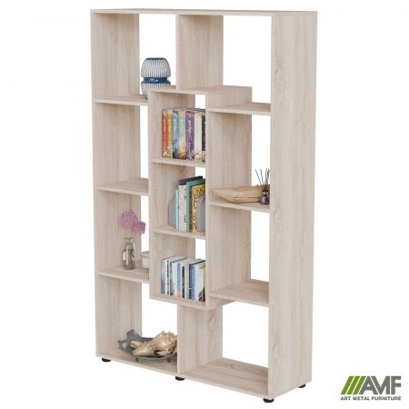 Фото 6 - Шкаф книжный City-601 (1100х350х1800Н) Дуб Сонома 