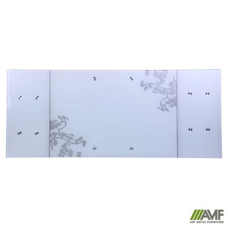 Фото 6 - Стіл Мішель B179-34 2000/1200 * 800 * 770 База білий / Скло білий з візерунком 