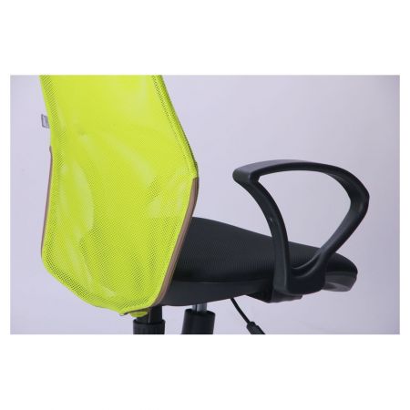 Фото 6 - Кресло Oxi/АМФ-4 сиденье Сетка черная/спинка Сетка лайм 