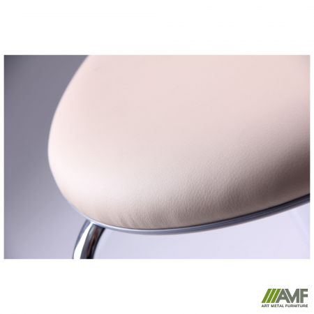 Фото 10 - Стул Монро хром сп. светлый орех, кожух серый, Неаполь N-17