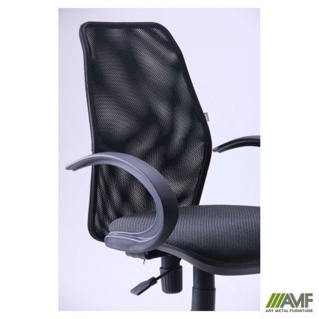Фото 5 - Кресло Oxi/АМФ-5 сиденье Фортуна-02/спинка Сетка черная