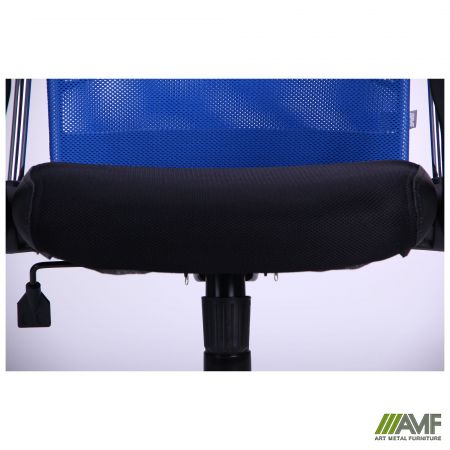 Фото 12 - Кресло АЭРО HB Line Color сиденье Сетка чёрная,Неаполь N-20/спинка Сетка синяя, вставка Неаполь N-20 