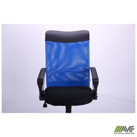 Фото 6 - Кресло АЭРО HB Line Color сиденье Сетка чёрная,Неаполь N-20/спинка Сетка синяя, вставка Неаполь N-20 