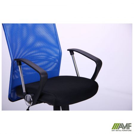 Фото 9 - Кресло АЭРО HB Line Color сиденье Сетка чёрная,Неаполь N-20/спинка Сетка синяя, вставка Неаполь N-20 