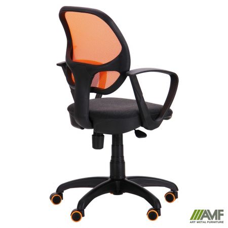 Фото 5 - Кресло Бит Color/АМФ-7 сиденье А-2/спинка Сетка оранжевая 