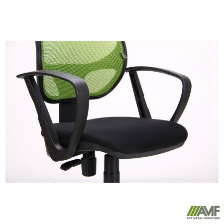 Фото 7 - Кресло Бит Color/АМФ-7 сиденье Сетка черная/спинка Сетка салатовая 