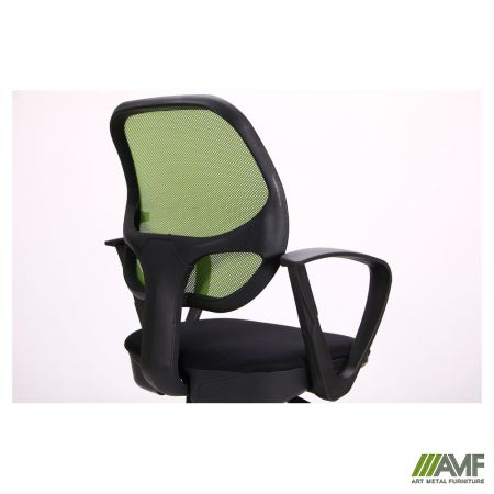 Фото 10 - Кресло Бит Color/АМФ-7 сиденье Сетка черная/спинка Сетка салатовая 