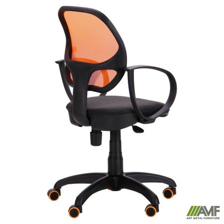 Фото 5 - Кресло Бит Color/АМФ-8 сиденье А-2/спинка Сетка оранжевая 