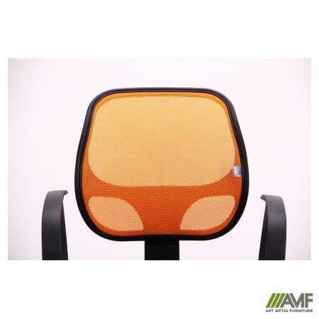 Фото 6 - Кресло Бит Color/АМФ-8 сиденье Сетка серая/спинка Сетка оранжевая 