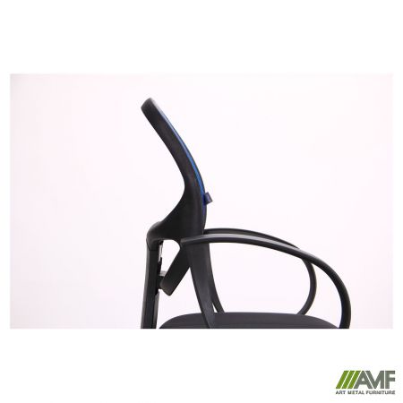 Фото 10 - Кресло Бит Color/АМФ-8 сиденье Сетка черная/спинка Сетка синяя 