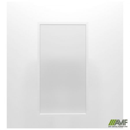 Фото 2 - Фасад стекло Delta DL-712L (426х784х20мм) профиль белый 