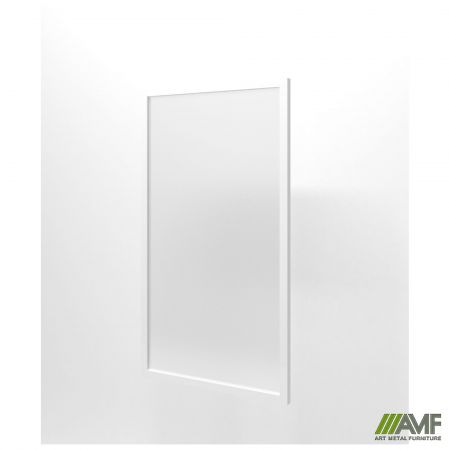 Фото 1 - Фасад стекло Delta DL-712R (426х784х20мм) профиль белый 