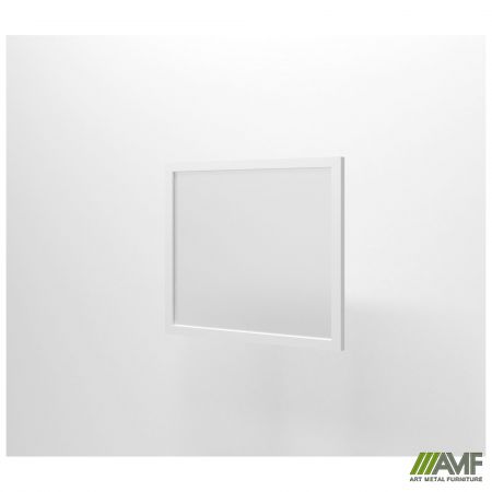 Фото 1 - Фасад стекло Delta DL-713R (426х391х20мм) профиль белый 