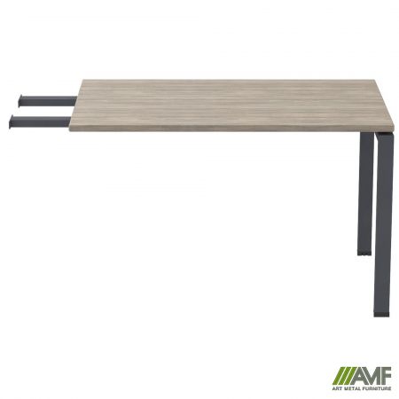 Фото 2 - Элемент стола составного с удлиненными перемычками SIG-370 (800х800х750мм) Черный графит/Вяз Либерти 
